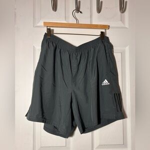 Adidas Dark Gray Athletic Shorts